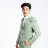 ราคา ชุดสูทผู้ชายสีเขียวมิ้นท์ เสื้อ+กางเกงรุ่นพรีเมี่ยม 2 กระดุม สูทผู้ชายใส่ทำงาน สูทใส่ออกงาน พร้อมถุงคลุมสูท สินค้าพร้อมส่ง (1729621796747447262)