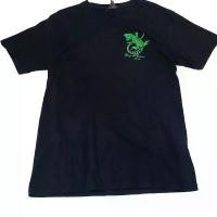 ราคา เสื้อ อีกัวน่าเขียว ผ้าดำ หน้าหลัง Clothing Man (1731708144974334198)