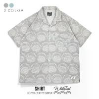 ราคา WhiteSand - Shirts เสื้อเชิ้ต เสื้อฮาวาย ลาย Minimal Shells ชุดไปทะเล ขายดี (1732158878318232628)