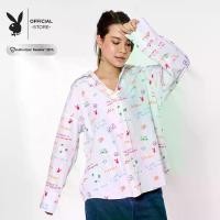 ราคา PLAYBOY Valentine เสื้อเชิ้ต รุ่น P1UT251SF004WH (1731781819922286823)