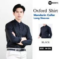 ราคา THE ROOM'S - เดอะรูม เสื้อเชิ้ต คอจีน สีดำ Oxford แขนยาว รีดง่าย ใส่สบาย (1732207045197334227)
