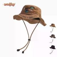 ราคา หมวกปีนเขา WOLFAY หมวกชาวประมงปักลาย พับเก็บได้ ทันสมัย ป้องกันรังสียูวี ทำจากผ้าฝ้าย กันลม เหมาะสำหรับกิจกรรมกลางแจ้ง แคมป์ปิ้ง (1731813378502068045)