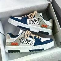 ราคา รองเท้าลำลองผู้ชาย สไตล์เกาหลี อินเทรนด์ รองเท้าผ้าใบนักเรียนเยาวชน รองเท้ากีฬาฤดูใบไม้ผลิ 2023 มาใหม่ แฟชั่น นำเข้า (1731752381422864377)