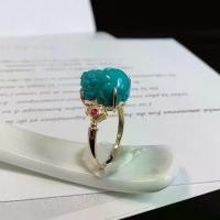 ราคา แหวนปี่เซียะ เงินแท้ S925 ฝังพลอยเทียม เทอร์ควอยซ์ หินธรรมชาติ ดีไซน์หรูหราและทันสมัย อเนกประสงค์ การออกแบบที่ดึงดูดความมั่งคั่ง แหวน กังหัน แชกงหมิว แท้ (1731940753750787373)