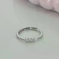 ราคา Suwann.na แหวน แหวนเงินแท้ แหวนโบว์เพชร ปรับไซส์ได้ ขายร้อน (1732205981193176807)
