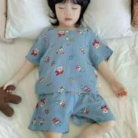 ราคา ชุดนอนเด็ก ชุดฤดูร้อน 2023 แขนสั้น สำหรับเด็กชายและเด็กหญิง แอร์ เครื่องปรับอากาศ ชุดอยู่บ้าน บางและน่ารัก ลายอุลตร้าแมน เหมาะสำหรับทารก (1732205045659437006)