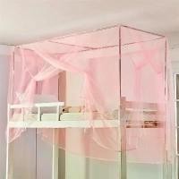 ราคา มุ้งกันยุงสำหรับหอพักนักเรียน มุ้งกันยุงคลุมเต็มเปิดด้านข้าง 1.02 ม. เหมาะสำหรับหอพักประตูคู่ ผ้าด้านบนกันฝุ่น มุ้งกันยุง มุ้ง ม่าน มุ้ง จีบ กั้น แอร์ ติด (1731881833015051739)