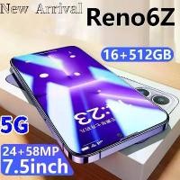 ราคา VIVl Reno6Z แท้ 5G โทรศัพท์มือถือ หน้าจอขนาดใหญ่ 7.5 นิ้ว RAM16GB+ROM512GB โทรศัพท์มือถือ โทรศัพท์ ถูกๆ ดี โทรศัพท์ของแท้ โทรศัพท์ แท้ มือถือ ถูกๆ แท้ มือถือล้างสตอก มือถือ ถูกๆ (1731654165531428696)