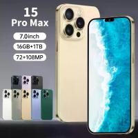 ราคา 100%ของแท้ 1Phone 15Pro Max 5G 7.0นิ้ว โทรศัพท์มือถือ รองรับ2ซิม Smartphone 4G/5G โทรศัพท์สมา แรม16GB รอม1TB โทรศัพท์ถูกๆ มือถือราคาถูกๆ โทรศัพท์สำห รับเล่นเกม โทรสับราคาถูก โทรศ (1732052917528135247)