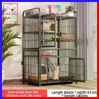 ราคา กรงแมว ขนาดใหญ่ เหมาะสำหรับใช้ในครัวเรือน บ้านสัตว์เลี้ยงแมว บ้านสัตว์เลี้ยงมือถือ 2 ถึง 3 ชั้น 4 ระดับ กรงสัตว์เลี้ยง เหมาะสำหรับแมวและสุนัข ในร่ม บ้านแพลตฟอร์มวิลล่า (1730749475470739630)