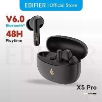 ราคา Edifier X5 Pro (2025) หูฟังไร้สาย True Wireless พร้อมระบบตัดเสียงรบกวน ANC บลูทูธ V6.0 6 ไมโครโฟน การโทรที่ชัดเจน IP55 (1732023491274704708)