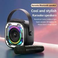 ราคา ลำโพงบลูทูธ V11 Mini, ลำโพงคาราโอเกะ, พร้อมไมโครโฟนไมโครโฟน 2 ตัว, Bluetooth 5.3, เบสทรงพลัง บลูทูธ เครื่อง เสียง ลําโพง แคมป์ปิ้ง ตู้ ลําโพง บลูทูธ ลั่นๆ เครื่อง เสียง เ (1731653428425098453)