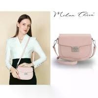 ราคา Milan Chiva รุ่น Crossbody Bag กระเป๋าสะพายข้างสำหรับผู้หญิง กระเป๋าสะพายไหล่ หนัง PU (MC-388) (1732201408405079978)