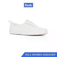ราคา KEDS รองเท้าผ้าใบ แบบผูกเชือก รุ่น CHAMPION TOE CAP CANVAS สีขาว ( WF67877 ) (1729838880924403868)