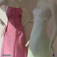 ราคา Garden Clothes ชุดเดรส เดรสยาวสายเดี่ยว ช่วงเอวเว้าไปถึงด้านหลัง ผูกโบว์ .. สีชมพู (1732225635465333439)