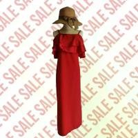 ราคา Garden Clothes ชุดเดรส เดรสสายเดี่ยวระบายอก สีแดง (1732225631111580351)