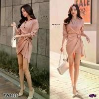 ราคา Garden Clothes ชุดเดรส เดรสผูกไขว้หน้าทรงกิโมโน (1732225589707967167)