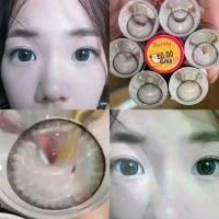 ราคา Pitchy Purely gray ฝาแดง บิ๊กอายตาโต ลายฮิต คอนแทคเลนส์กรองแสง (1729639403644488610)