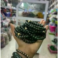 ราคา สร้อยแขนหยกเจไดต์ ขนาด 7มิล Moss Green Jadeite ที่นิยมมากที่สุด (1732203488197969513)