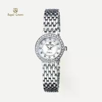 ราคา นาฬิกาข้อมือผู้หญิงเล็กๆกันน้ำ ล้อมเพชร แบรนด์เนมแท้ Royal Crown รุ่น 3650L - Vayo Jewelry (1729826510051314085)