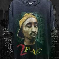 ราคา T shirt vintage tupac shakur (2001) (1732208861906764956)