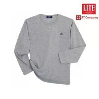 ราคา ARROW LITE T SHIRT สีเทา Grey เสื้อยืด คอกลม แขนยาว ผ้าฝ้าย cotton นุ่มสบาย เย็น แห้งไว แอร์โรว ไลท์ จัดส่งฟรี กทม (1732168577803585237)