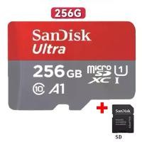 ราคา SanDisk Ultra MicroSDXC UHS-I Class10 A1 U1 256GB ความเร็วสูงสุด 140mb/s (SDSQUAC-256G-GN6MN) Memory Card TF Card for Table smartphone (1732183493047519113)