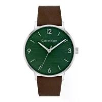 ราคา Calvin Klein CK25200435 Men's Brown Leather Watch 42 mm. (1731001181070789395)