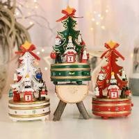 ราคา กล่องดนตรีหมุนไม้, เครื่องประดับคริสต์มาส, ตกแต่งต้นคริสต์มาส, เหมาะสำหรับเด็ก, กล่องดนตรีม้าหมุน, ของขวัญ (1732207690369369922)
