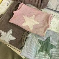 ราคา เสื้อกล้าม สไตล์วินเทจ ลายดาว Y2K ย้อนยุค 90s 00s ความงาม ย้อนยุค ครอป ฤดูร้อน ลำลอง แขนกุด เสื้อกั๊กถักซี่โครง เสื้อผ้า Harajuku Grunge 0708 (1731885253254677600)