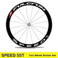 ราคา ชุดสติ๊กเกอร์สองล้อ 8x สำหรับ FULCRUM SPEED 55T จักรยานเสือหมอบ จักรยาน สติ๊กเกอร์คาร์บอน (1732211255208215865)