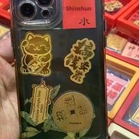 ราคา สติ๊กเกอร์โทรศัพท์มือถือ ดีไซน์เทพเจ้าแห่งความมั่งคั่งและแมวนำโชค สติ๊กเกอร์โลหะ สติ๊กเกอร์หนา สำหรับโทรศัพท์มือถือ เคส ซัมซุง 15 honor x9b phone case เลนส์กล้อง 16 oppo a31 lcd (1732085260860163514)