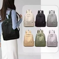 ราคา กระเป๋าเป้ไนลอนสำหรับผู้หญิง สีเบจ มีสไตล์ ความจุมาก หลายช่อง มีแขนแล็ปท็อป สายปรับได้ และกระเป๋าซิป เหมาะสำหรับโรงเรียน ท่องเที่ยว และทำงาน กระเป๋าเป้เดินทาง (1731447408163456849)