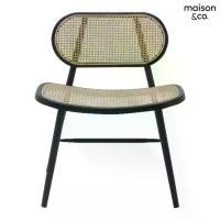 ราคา MAISON&CO. อาร์มแชร์หวาย รุ่น X-tal สีดำ (69x57x83 ซม.) (1729583712580765946)