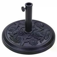 ราคา Edolian----ฐานตั้งร่ม ขาตั้งร่มสนาม ขนาด 45 ซม. ฐานตั้งป้าย ฐานตั้งธง แบบแพเล็ก แบบถอดเสา พกพาง่าย หนัก 9 กก. สีดำ (1730690044850309531)