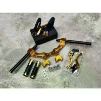 ราคา ชุดโปรพรีเมี่ยม TOP project เเฮนด์เเดรก+กระจกปลายแฮนด์+ปลอกแฮนด์+มือเบรค เท่ห์สุดคุ้ม 4 อย่าง Msxสีทอง TP (1732215385565332511)