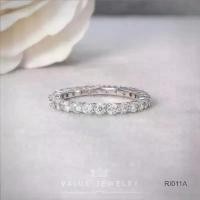 ราคา แหวนเพชร RI011 ประดับเพชร CZ ฝังคริสตัลรอบวง วิบวับเหมือนเพชรแท้ แหวนผู้หญิง แหวน เครื่องประดับแฟชั่น ValueJewelry (1732213455583282688)