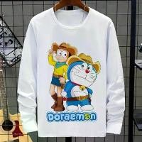 ราคา Doraemon เสื้อยืดแขนยาว ฤดูใบไม้ร่วงและฤดูหนาว มาใหม่ ดีไซน์น่ารัก สีฟ้าจมูกโต ป๊อกกี้แวน เสื้อชั้นฐาน ทรงหลวม คอกลม เหมาะสำหรับผู้ชายและผู้หญิง แฟชั่น (1731862882655832769)