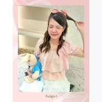 ราคา FABGIRL : VL25-010 Pearl puff top เสื้อแขนสั้น ปาดไหล่ หรือ แขนตุ๊กตา ปักไข่มุกสีขาว ระบายรอบตัว (ขาว ครีม เขียว ชมพู) คําแนะนําการขายที่ร้อนแรงในเดือนนี้ เสื้อคลุมไหมพรมคาร์ดิแกน มี บรา (173189392308
