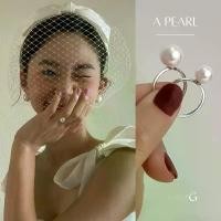 ราคา GLAMORแหวนเงินแท้ A Pearl แหวนจี้มุก แหวนเรียบๆ สไตล์เกาหลี แหวนแฟชั่น แหวนปรับขนาดได้ (1732210255522989437)