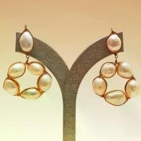 ราคา Earring pearl ต่างหูไข่มุก ต่างหูห้อยระย้า (1730187241841002924)
