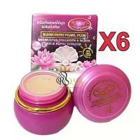 ราคา (6กล่อง) โฉมใหม่ ครีมกันแดด ไข่มุกผสมบัวหิมะ Sunscreen Pearl and Snow Lotus Cream ขนาด 20 กรัม ของเเท้100% (1731484706077509054)