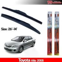 ราคา ที่ปัดน้ำฝน ใบปัดน้ำฝน ซิลิโคน ตรงรุ่น Toyota Altis 2008-2013 ไซส์ 26-14 ยี่ห้อ Diamond กล่องแดง (1731878580507346341)