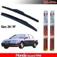 ราคา ที่ปัดน้ำฝน ใบปัดน้ำฝน ซิลิโคน ตรงรุ่น Honda Accord 1998-2002 G6 ไซส์ 26-19 ยี่ห้อ Diamond กล่องแดง (1731813440427165067)