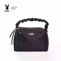 ราคา PLAYBOY รุ่น Puffy Love Bag(C) กระเป๋าสะพายข้างผู้หญิง รหัส ST-BS244PB121 ดีไซน์กระเป๋าผ้าไนลอนทรงหมอนหูจับย่น มี 2 สี สีOnyx blackและLilac purple (1731551678829660303)