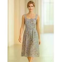 ราคา เดรส A-Line ลายดอกไม้สีม่วงพาสเทล (Pastel Purple Floral A-Line Dress)@SP046 (1731880179793036738)