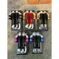 ราคา โช้คหลังเวฟทุกรุ่น เวฟ110i/125LED/125r/125s/125iบังลม/ดรีม ขนาด 320 มิล การรับประกันของผู้ผลิต สีม่วง purple โครงและฟิตติ้ง พักเท้า มิเนียม 125 โปรเฟนเดอร์ โช๊ค ลม มอเตอร์ไซ (1732013586732254867)