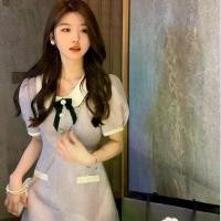 ราคา Purple U mini dress เดรสสั้นคอบัว แขนตุ๊กตา สีม่วงพาสเทล ผ้าทอ ชุดเดรสผู้หญิงใส่เที่ยว ใส่ทำงานได้ (1730018540751915463)