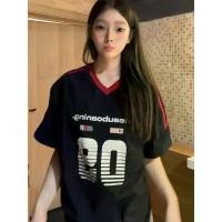 ราคา ชอบมาก ๆ เสื้อกีฬา สไตล์อเมริกัน ไม่เป็นขุย ทรงหลวม แขนสามแถบ คอวี พิมพ์ลายตัวอักษร เสื้อลิเวอร์พูล 2025 patrick mahomes jersey psg purple kit juventus 2026 arsenal hockey gear d (1731418136435328881)