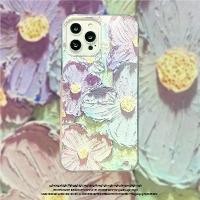 ราคา for Apple iPhone 16 15 Pro Max Plus 14 13 12 11 Pro Max Plus mini XR XS MAX 7 8 6 6s Plus purple flower soft Cases cover protective protection casing (1730596457556249008)